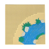 LEGO Platte 2359px1 Wüste (Grundplatte)